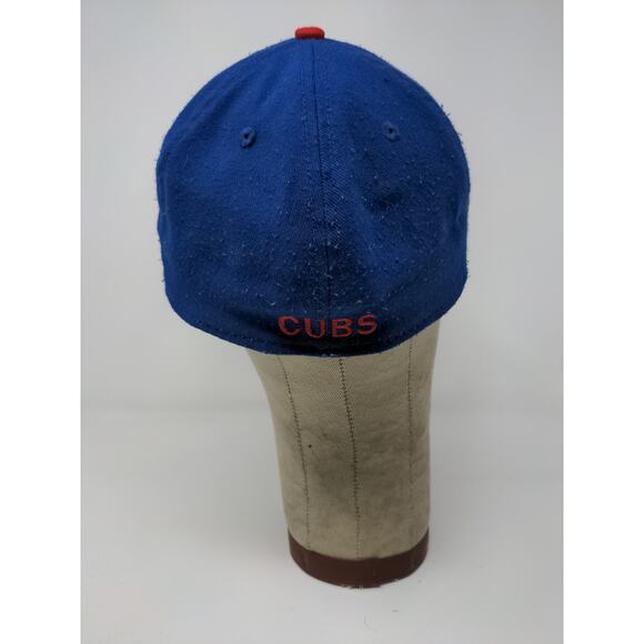 New Era 39Thirty Chicago Cubs MLB Post Season 2016 Fitted Hat Size L/XL Blue - Picture 9 of 15